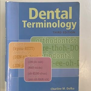 Dental terminology book